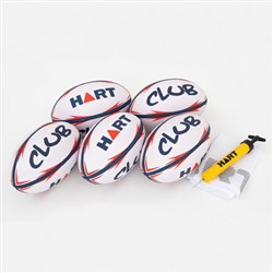 HART Club Rugby Union Ball Pack - Size 5