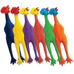 HART Rubber Chickens Set of 6 - Large - Chirpy