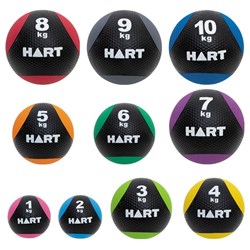 HART Rubber Medicine Ball Complete Set