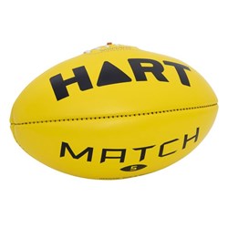 HART Match AFL Ball Size 5 - Yellow