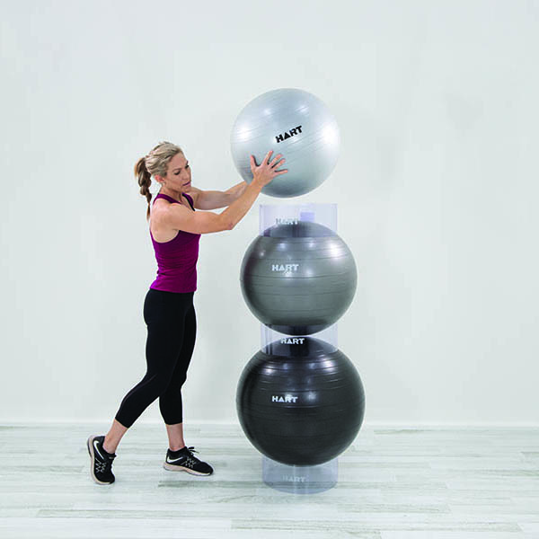Set of 3 Exercise Ball Stackers for Ball Storage Does Not Include Balls 