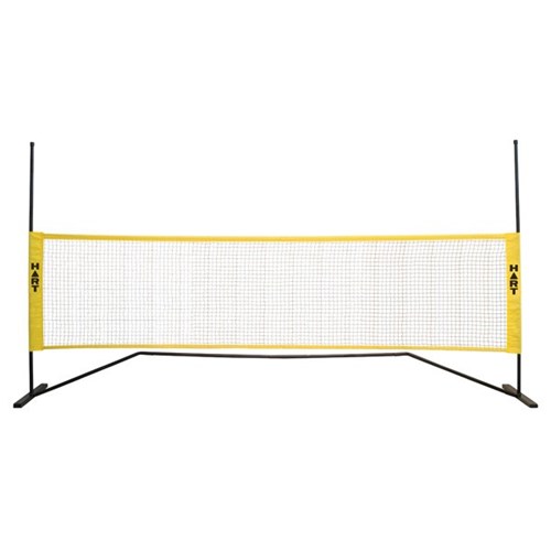 SAFETYON Medium Adjustable Foldable Badminton Tennis Volleyball Net 