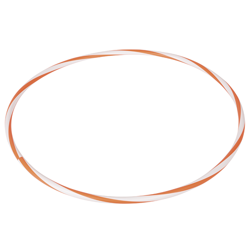 HART Dual Twist Hoop - 75cm - Orange/White
