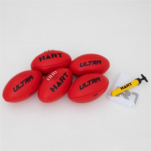 HART Ultra AFL Ball Pack Red - Size 4