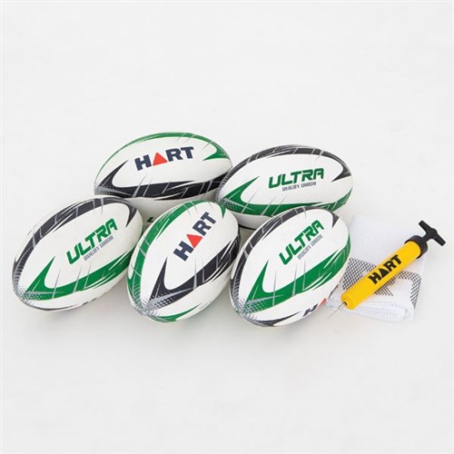 HART Ultra Rugby Union Ball Pack - Size 4 Midi