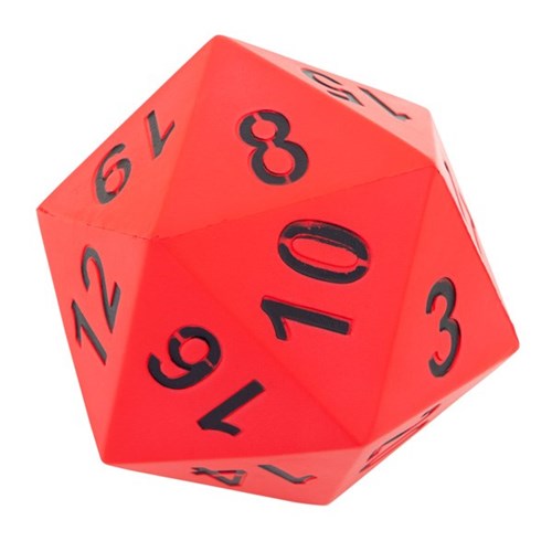 HART 20 Sided Dice Red