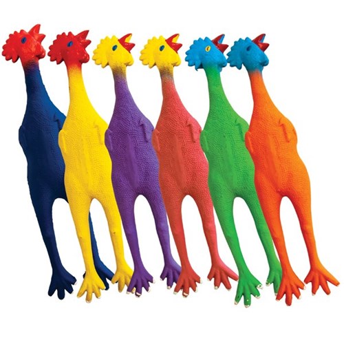 HART Rubber Chickens Set of 6 - Chirpy