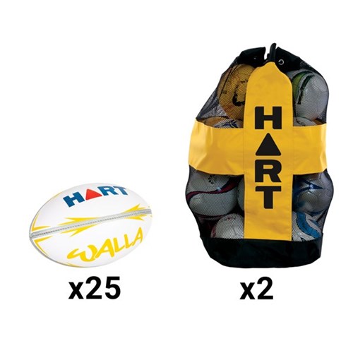 HART Club Rugby Union Bulk Pack - Size 2.5 Walla
