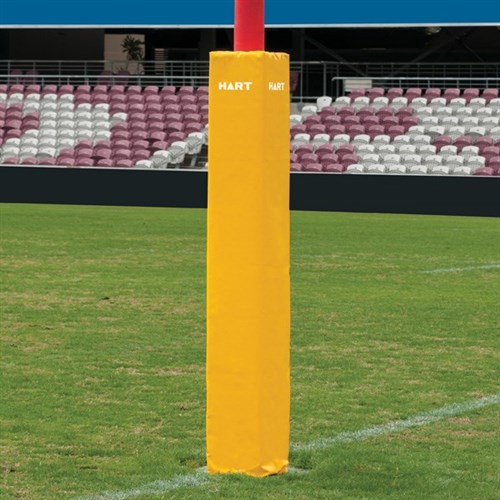 HART Square Rugby Post Pads 25cm - Yellow