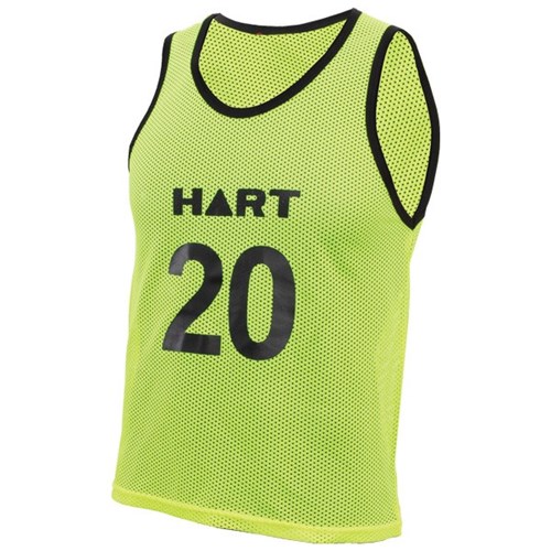 HART Numbered Training Vests Senior - Fluro Green - HART Sport | HART Sport